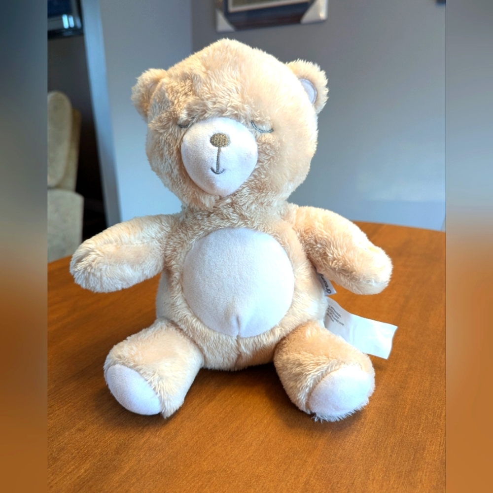 Dreamgro. Adorable Tan Teddy Bear Plush Toy. Musical And Soft Glow Light. Crib.